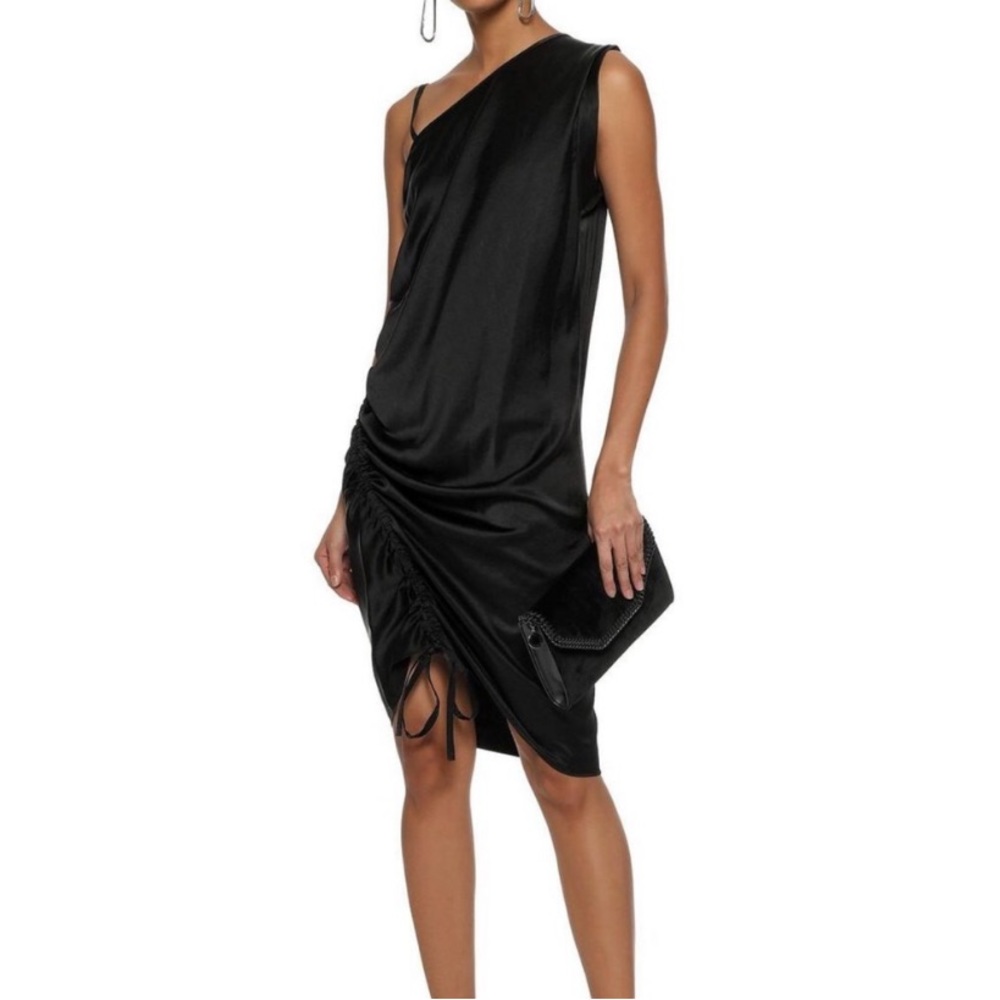 Alexander Wang NWT One Shoulder Ruched Dress